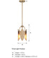 Eden  3 Light Pendant Old Satin Brass