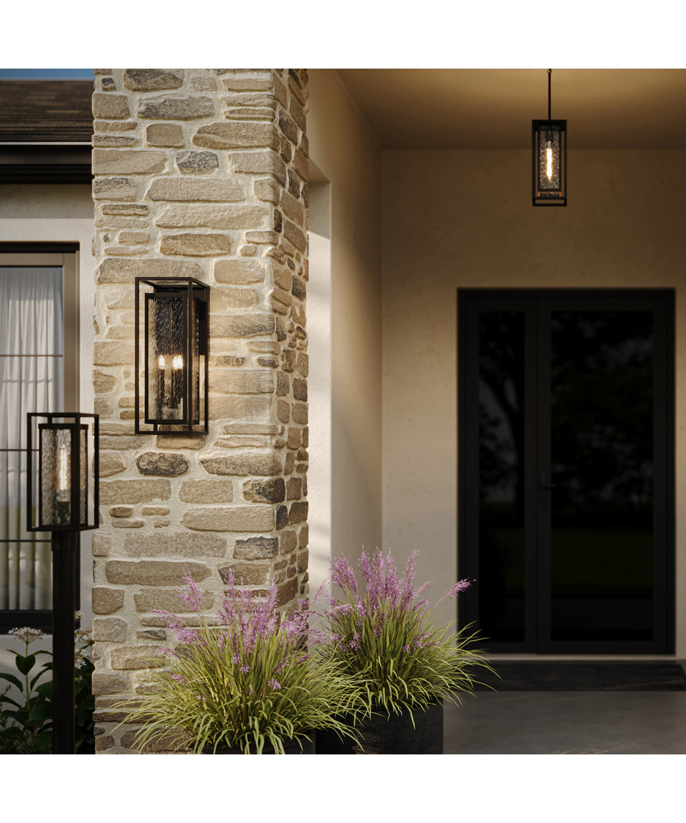 Shaw 25 inch 1 Light Outdoor Wall Light with Clear Glass Antique Bronze