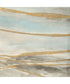 So Golden Abstract Landscape Prints Set of 2