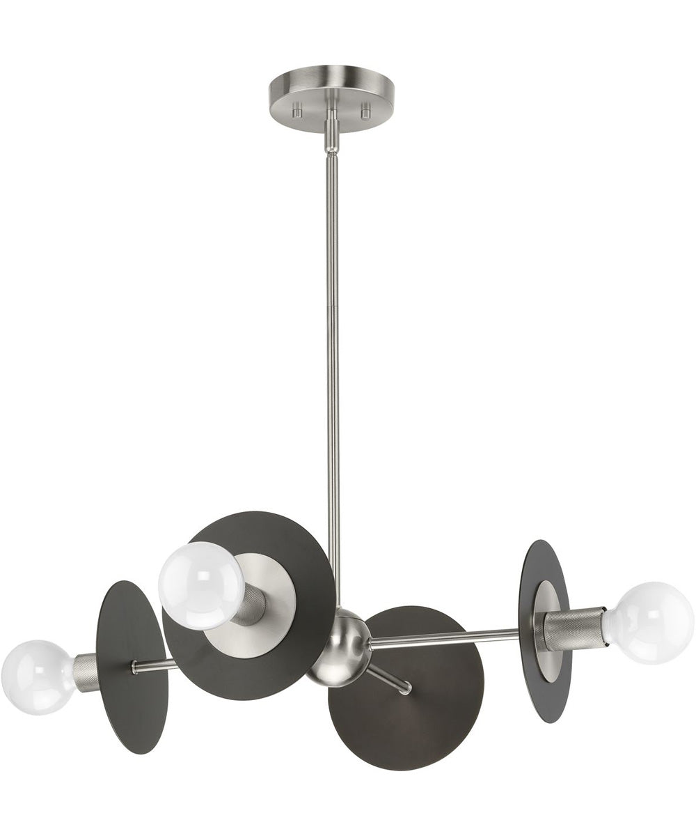 Trimble 4-Light Chandelier Brushed Nickel