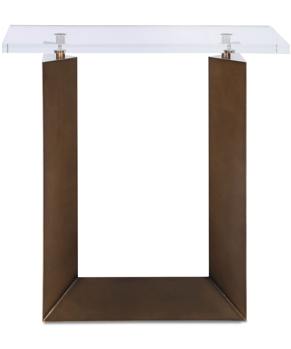 McElroy Modern Bronze Side Table
