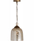 Newport 1-Light Pendant Patinaed Brass