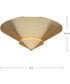 Pinellas 25 in. 4-Light Flush Mount Soft Gold