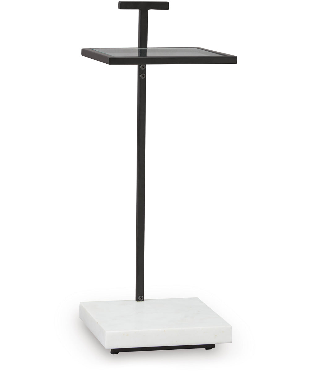 Mannill Accent Table Black/White