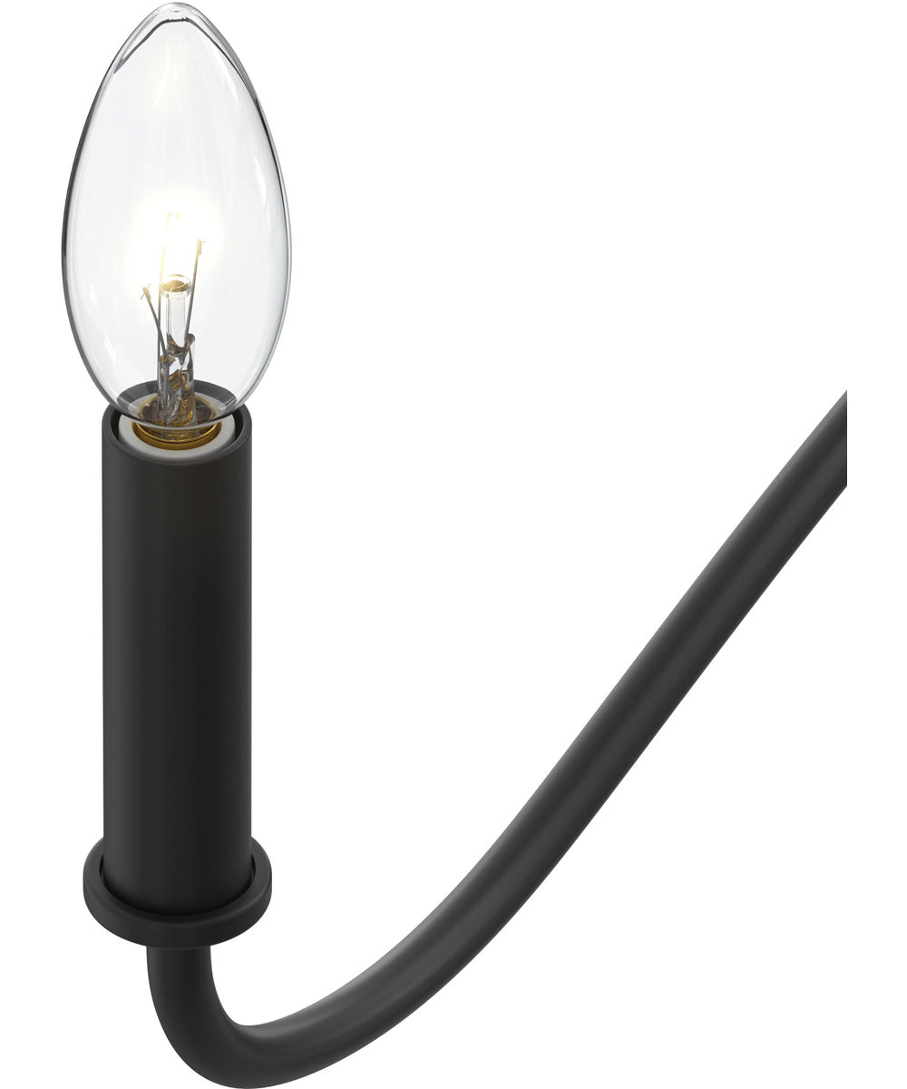 Ilia 5-Light Chandelier Matte Black