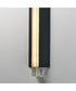 Hyperion 30 inchLED Wall Sconce Black