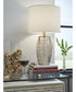 Taylow Glass Table Lamp Gray