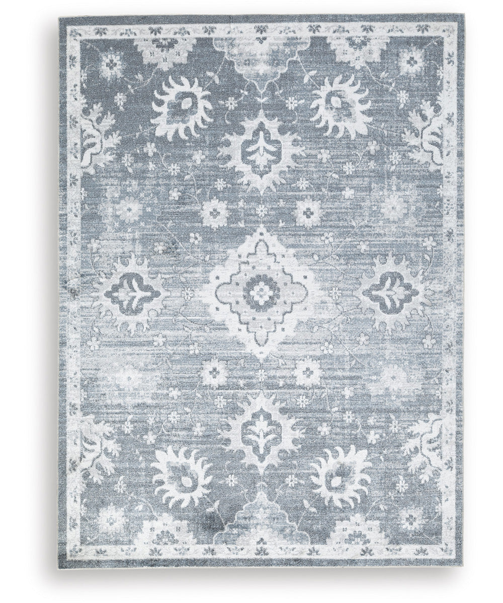 Avanworths Washable Medium Rug Blue/Gray/Ivory