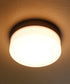 Flux 11"W 1-Light LED Flush Mount Light Fixture Satin Silver Finish by Maxim