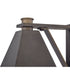 Endsley 1-Light Medium Wall Mount Lantern in Blackened Brass