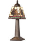 15" High Pinecone Mission Mini Lamp