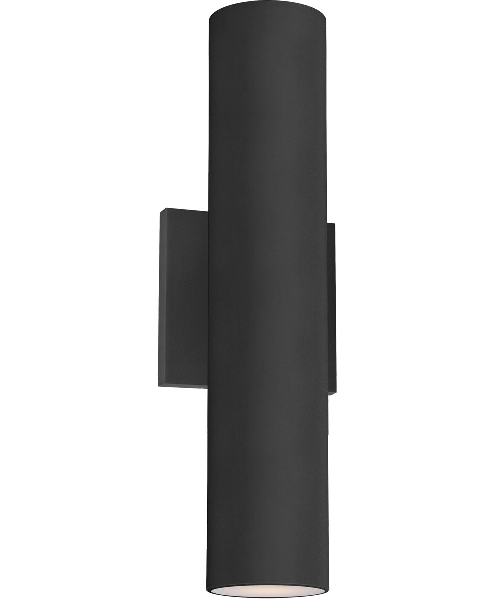 Colombo 2-Light LED Outdoor Sconce - 5CCT Black