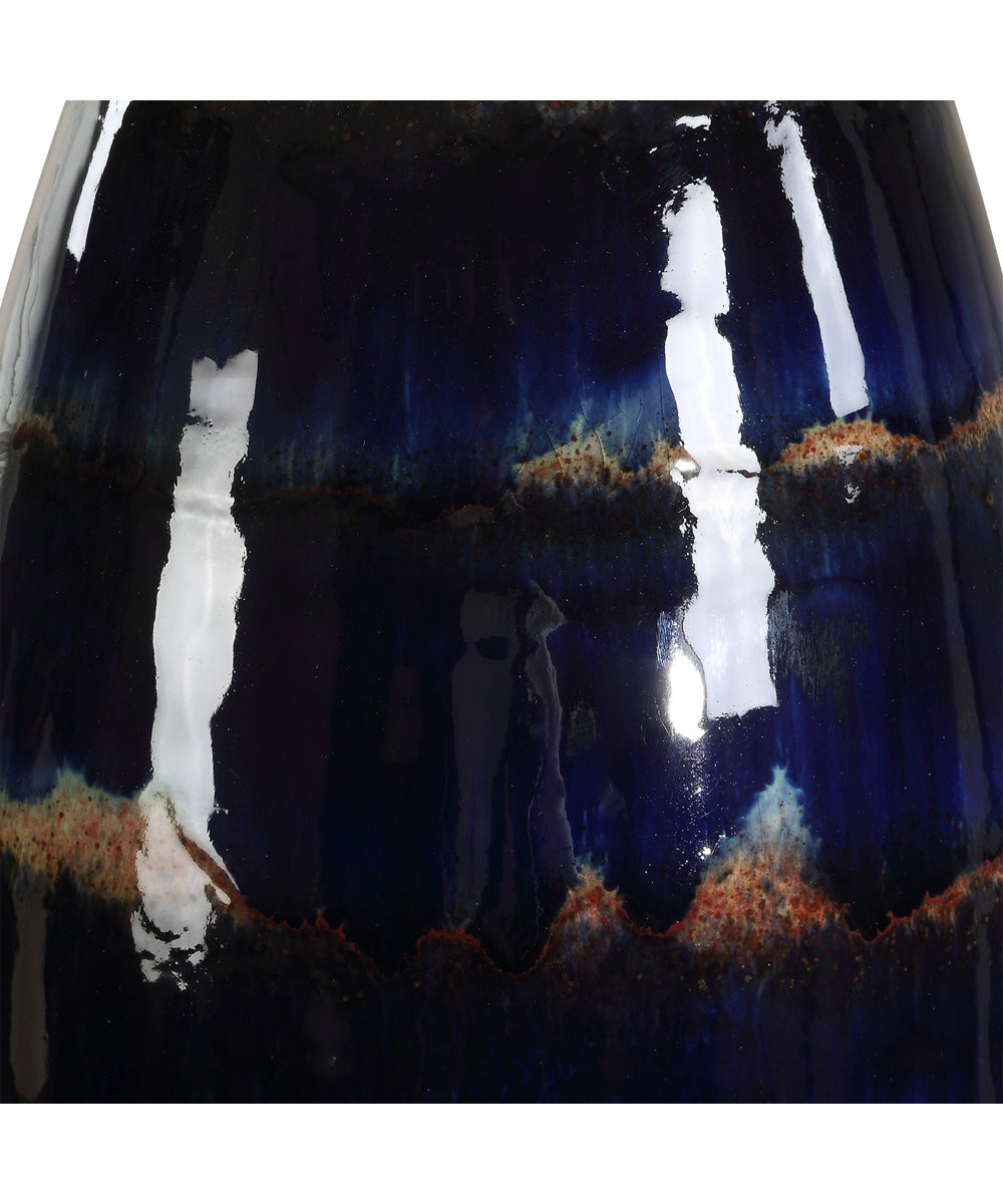 Orleans Blue Glaze Table Lamp