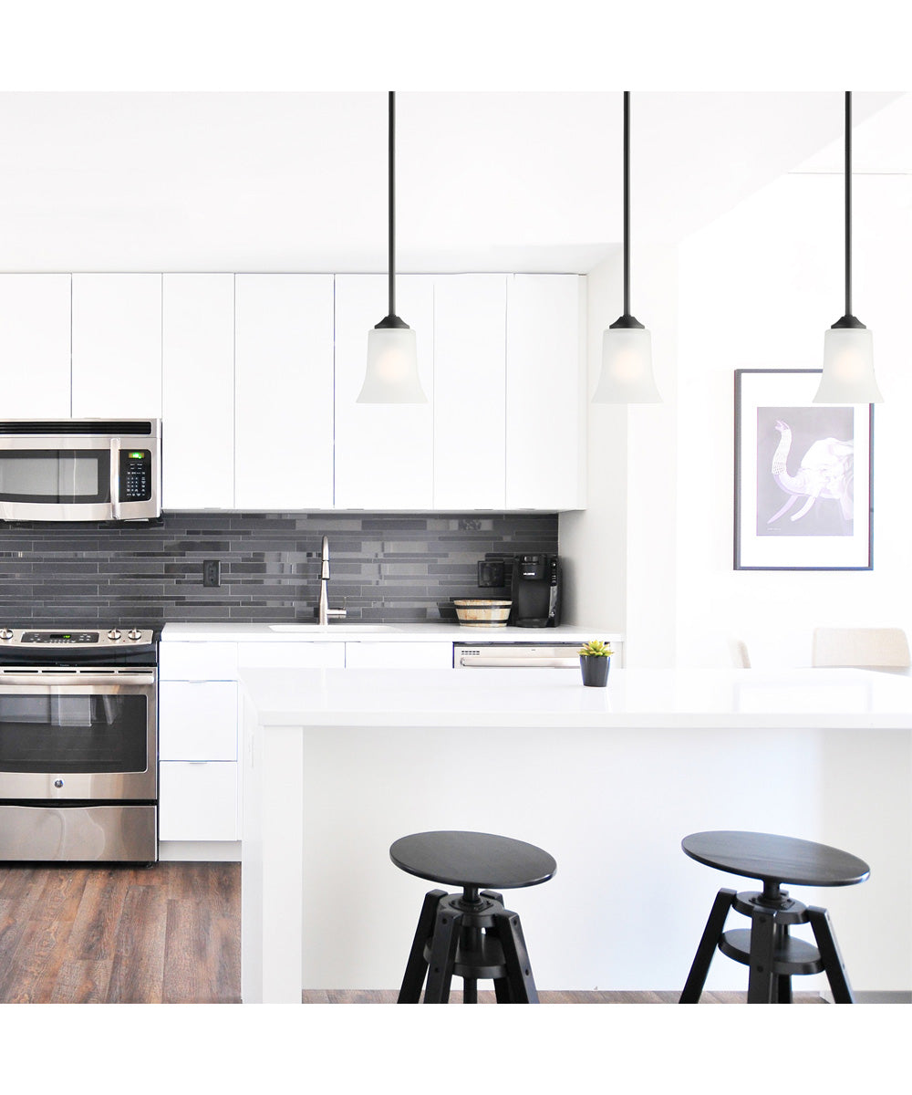 Bronson 1 Light Pendant Matte Black