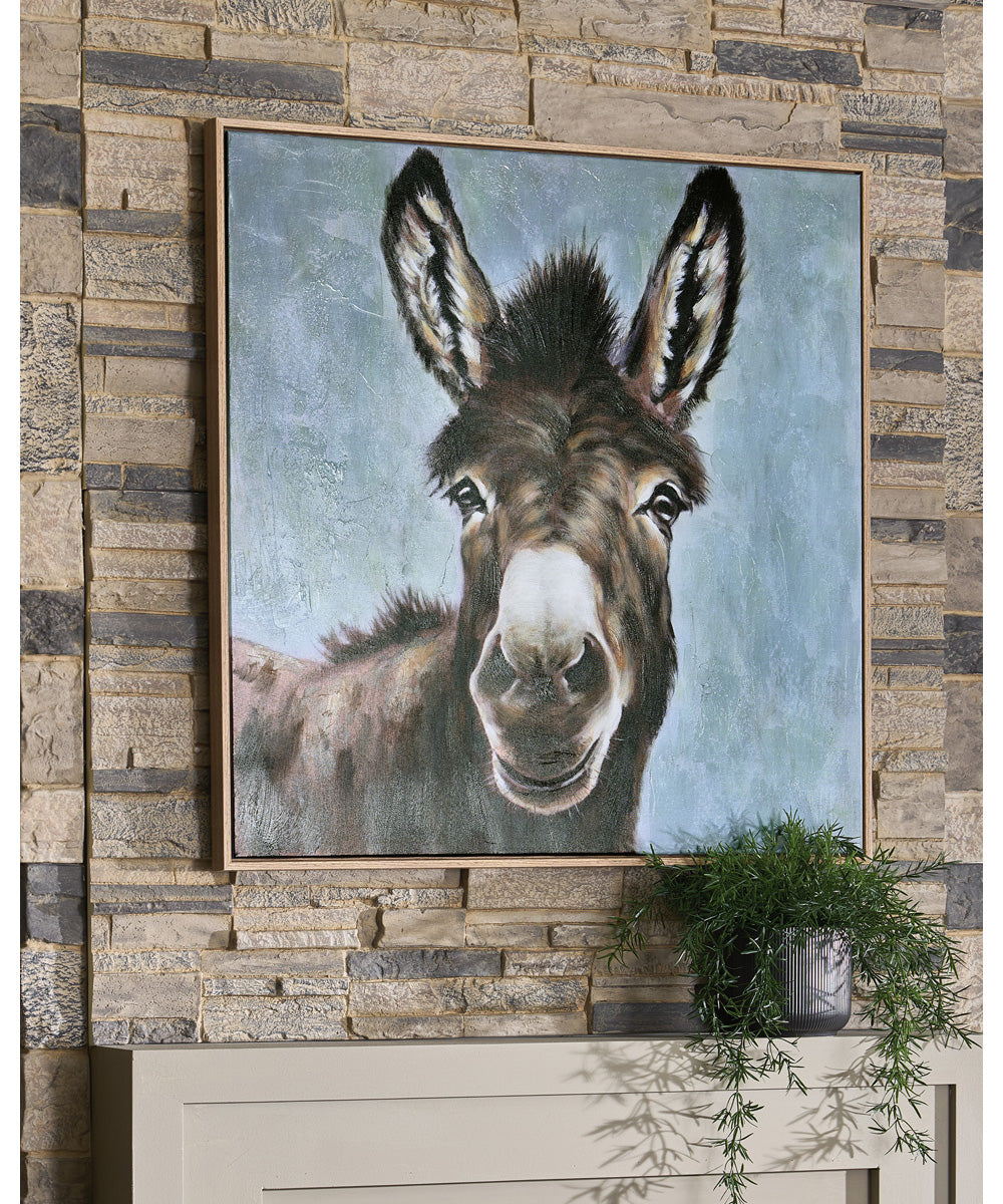 Landerton Wall Art Brown/Blue/White