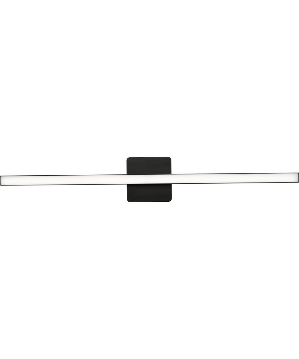 Phase 4 32 in. Large Modern Integrated 3CCT Integrated LED Linear Vanity Light Matte Black
