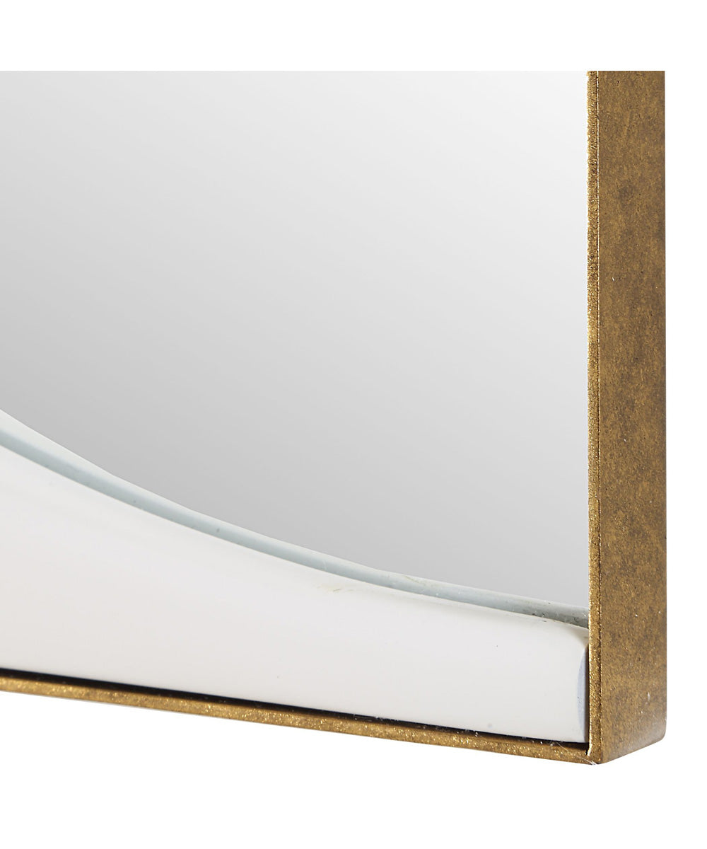 New Moon Mirrored Wall Decor