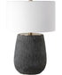 Americana Aged Black Table Lamp