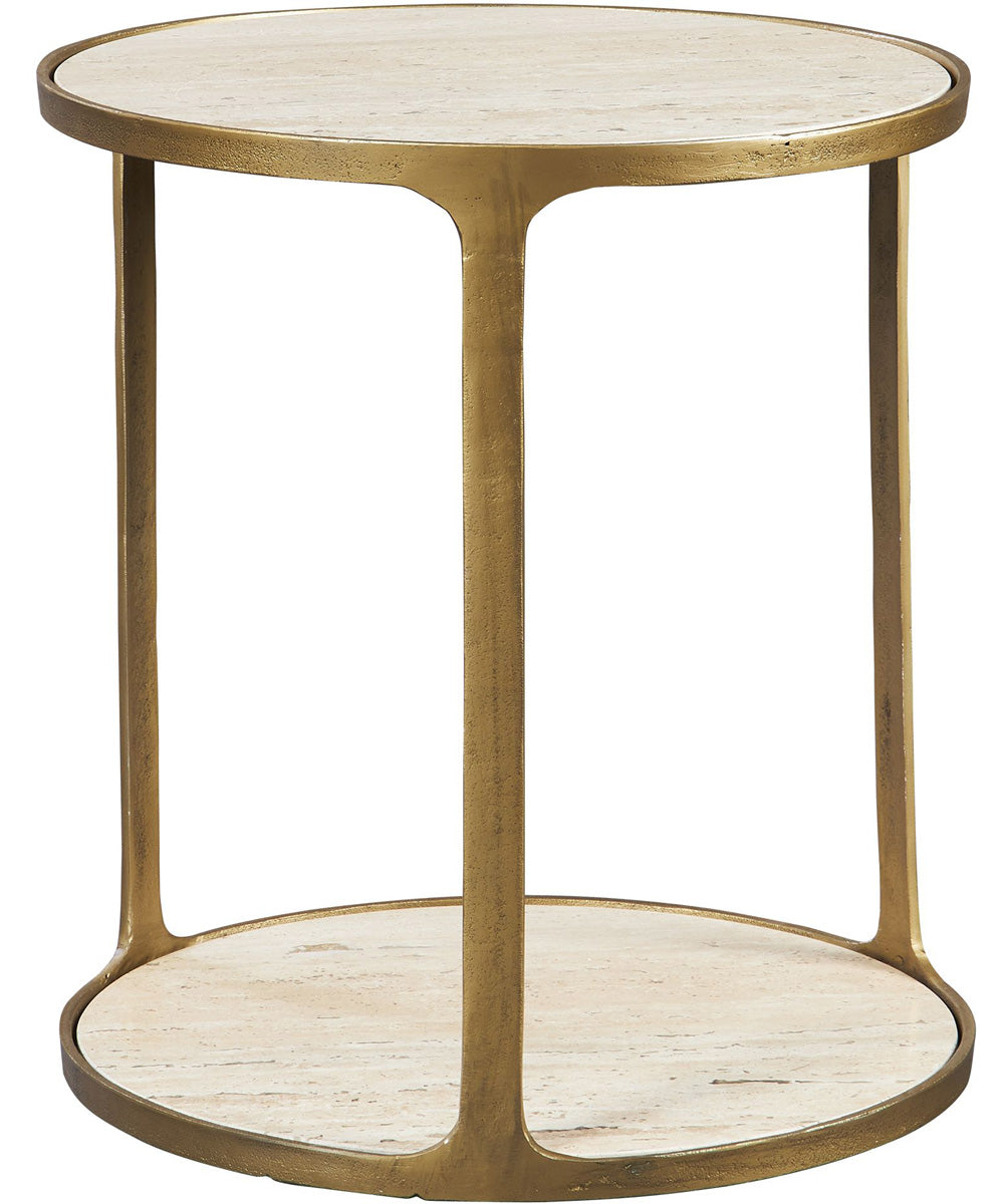 Clench Brass Side Table