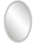 Serna White Oval Mirror