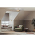 Pinellas 25 in. 4-Light Flush Mount Soft Gold