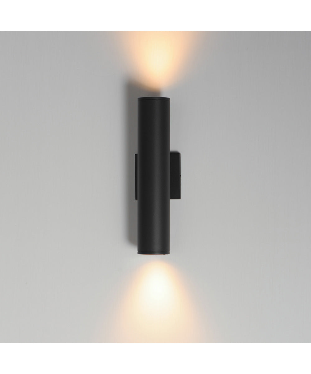 Caldera Outdoor Wall Sconce - 15 inch Black