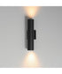 Caldera Outdoor Wall Sconce - 15 inch Black