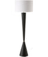 Layla Black Tapered Floor Lamp