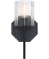 Haven 1 Light Wall Sconce Matte Black