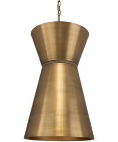 Crocker Brass 1 Light Mini Pendant