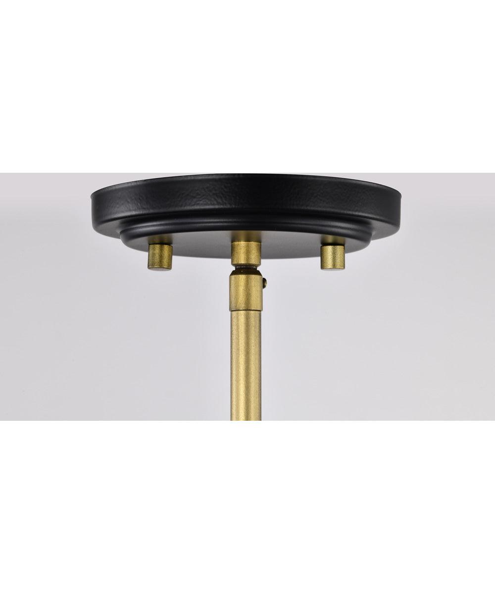 Admiral 1-Light Pendant Matte Black