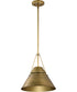 Adina 1-Light Pendant Natural Brass