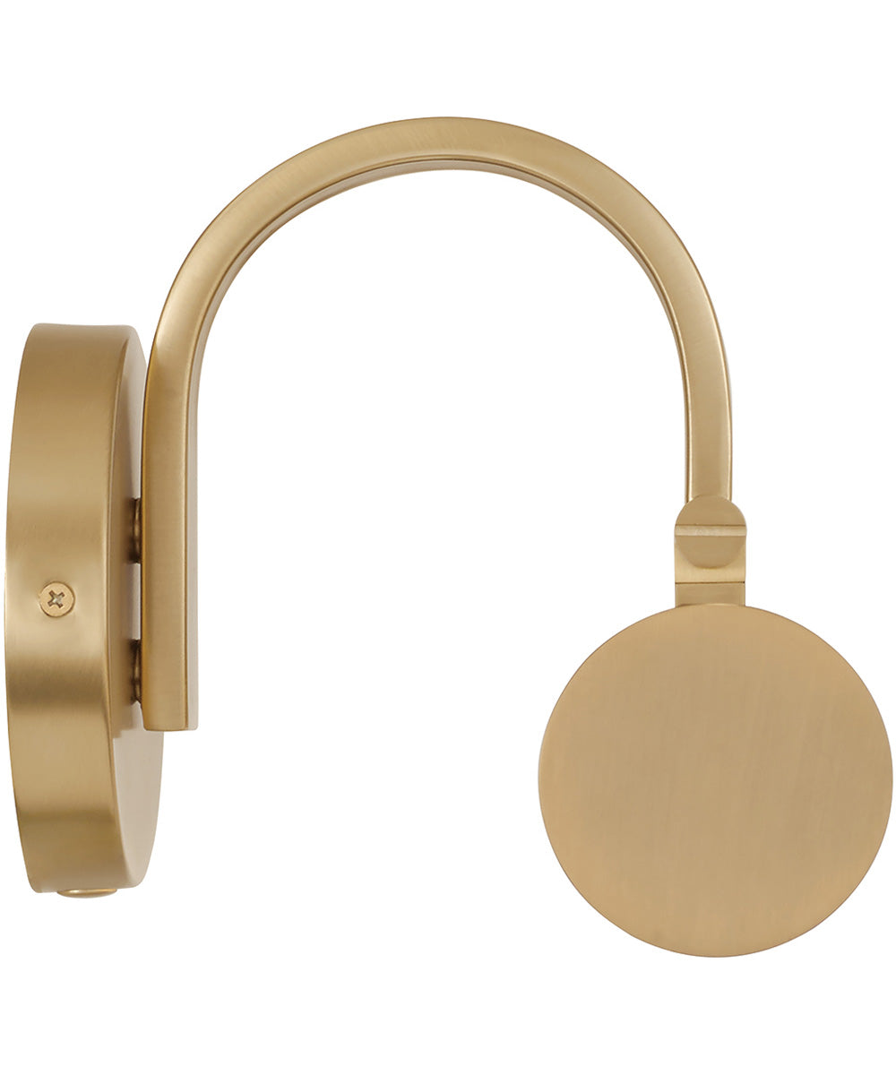 Morgan 1-Light Sconce Matte Brass