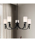 Solara 5-Light Chandelier Matte Black