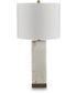Linderfield Alabaster Table Lamp White/Gold
