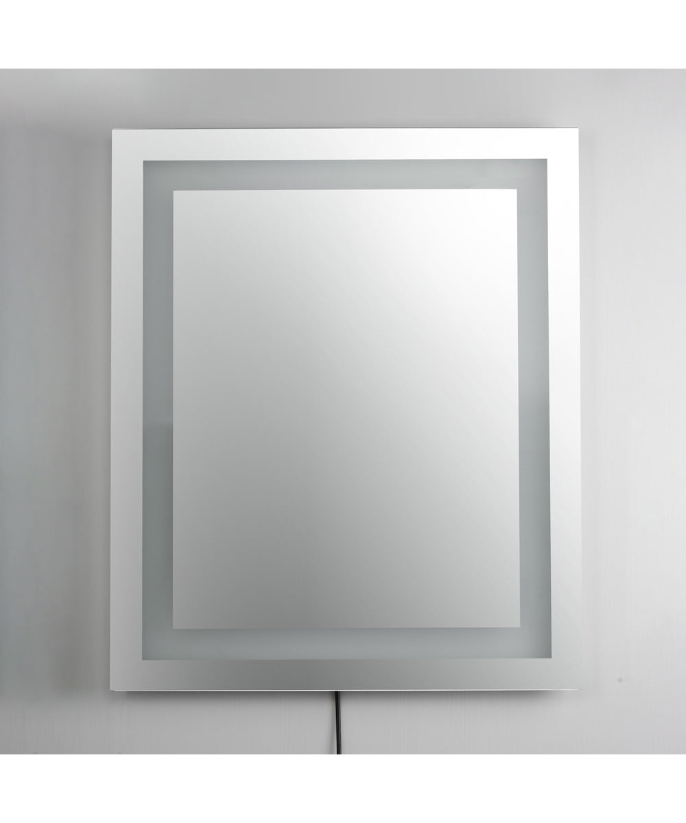 24 inchWx30 inchH 5CCT Perimeter Frontlit LED Mirror Mirror