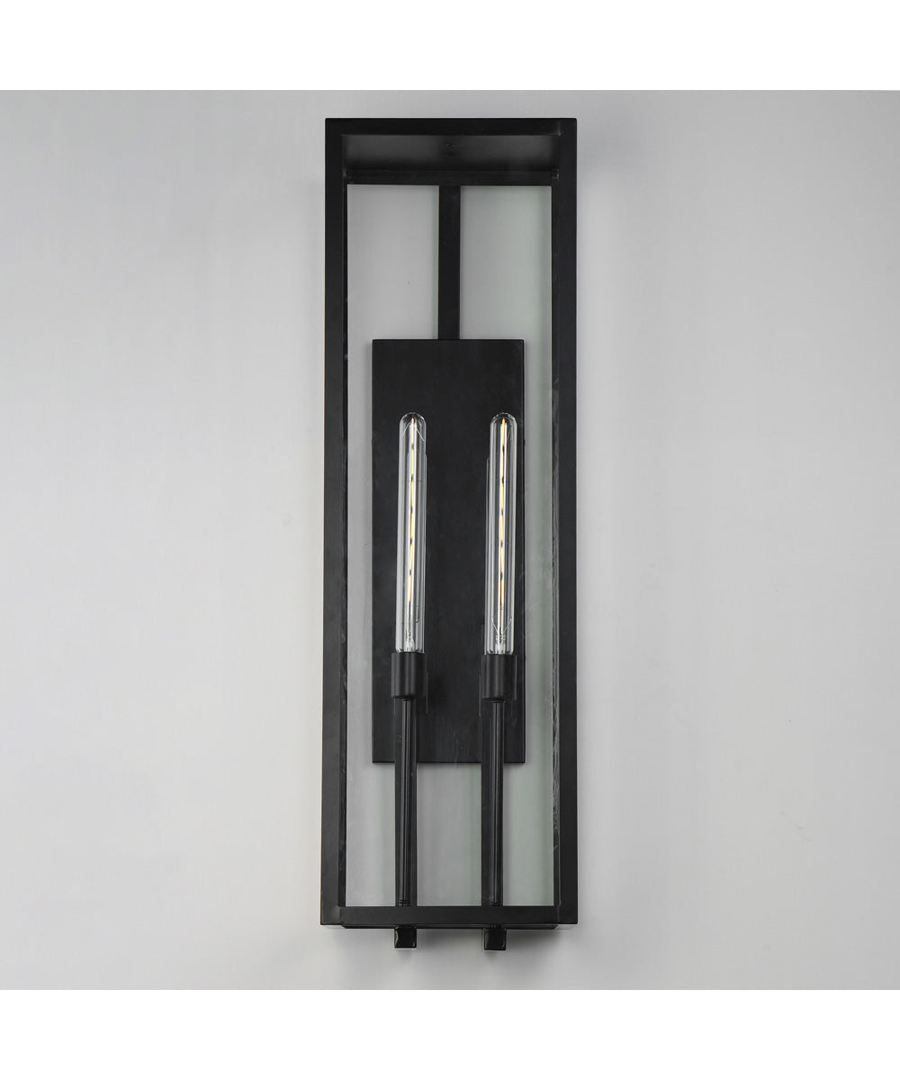 Catalina 2-Light 2XL Outdoor Up-Light Wall Sconce Dark Bronze