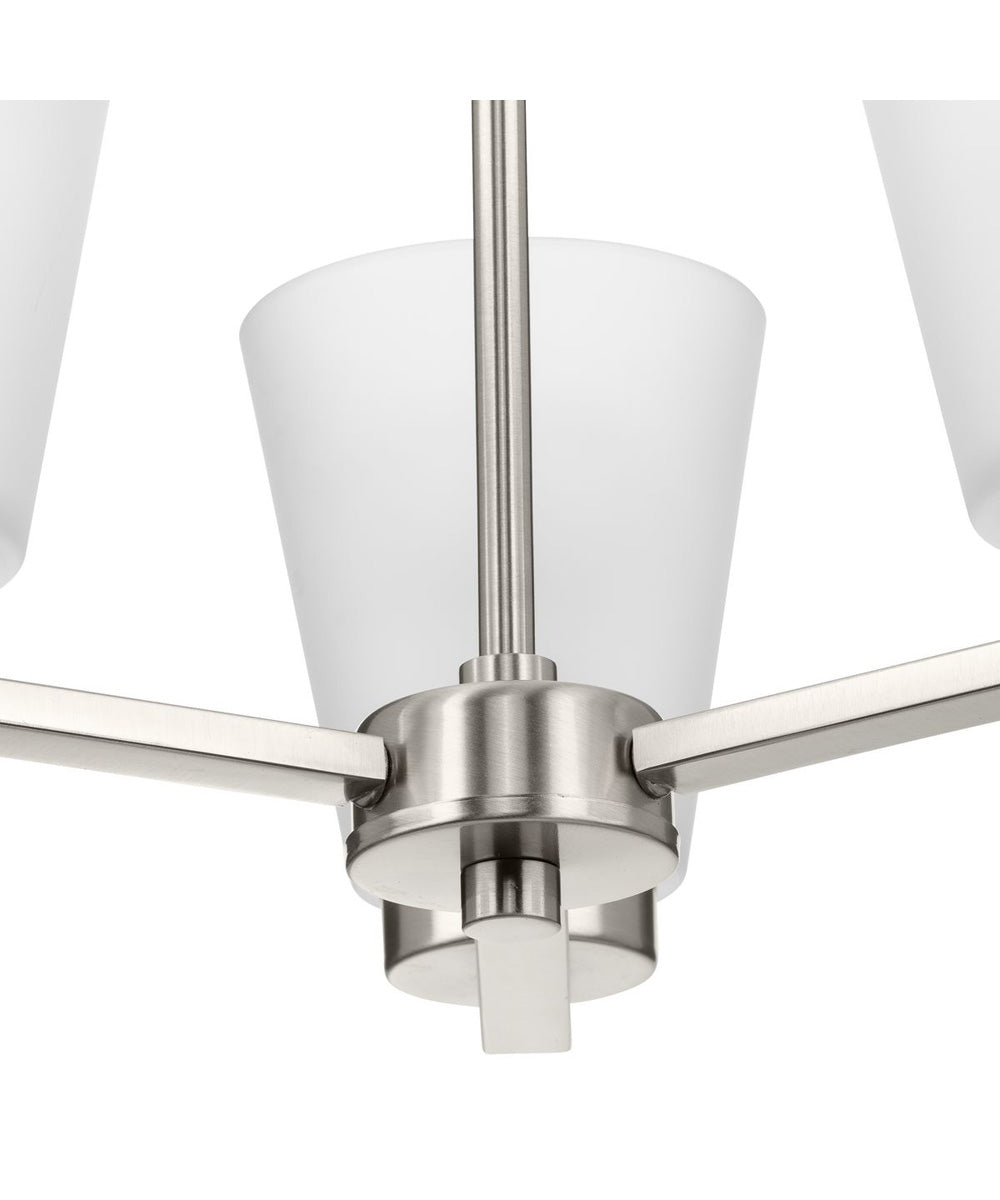 Tanner 3-Light Chandelier Brushed Nickel