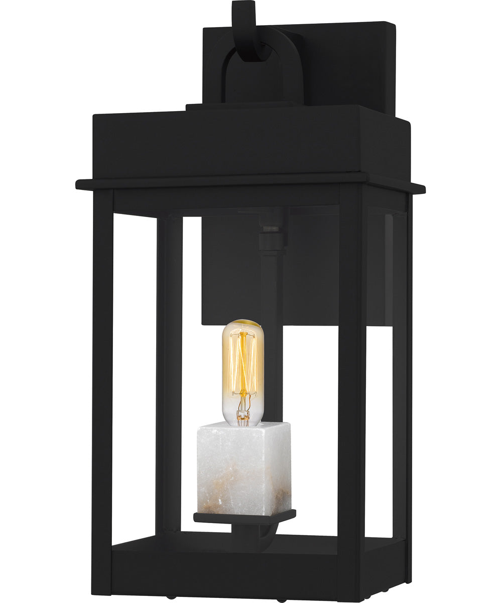 Carmen Small 1-light Outdoor Wall Light  Coastal Armour Aluminum Matte Black