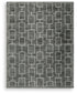 Elderland Washable Large Rug Black/Gray