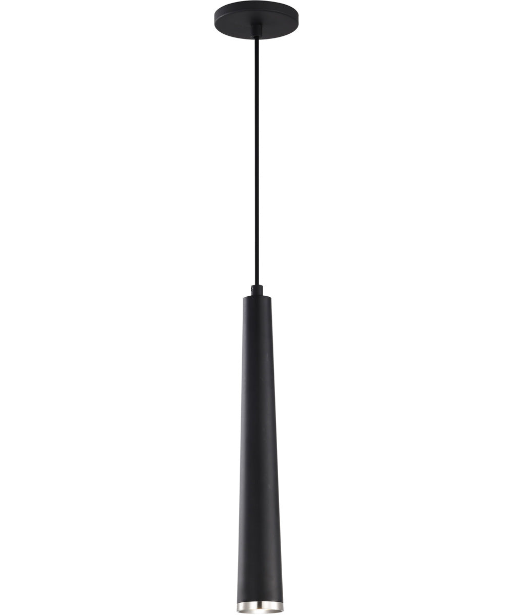 Melrose  Pendant Matte Black / Brushed Nickel