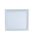11"W 1-Light Square LED Flush Mount Light Fixture White Acrylic Finish