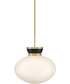 Lucy 1-Light Medium Pendant in Black