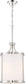 12"W Denver 3-Light Pendant Polished Nickel