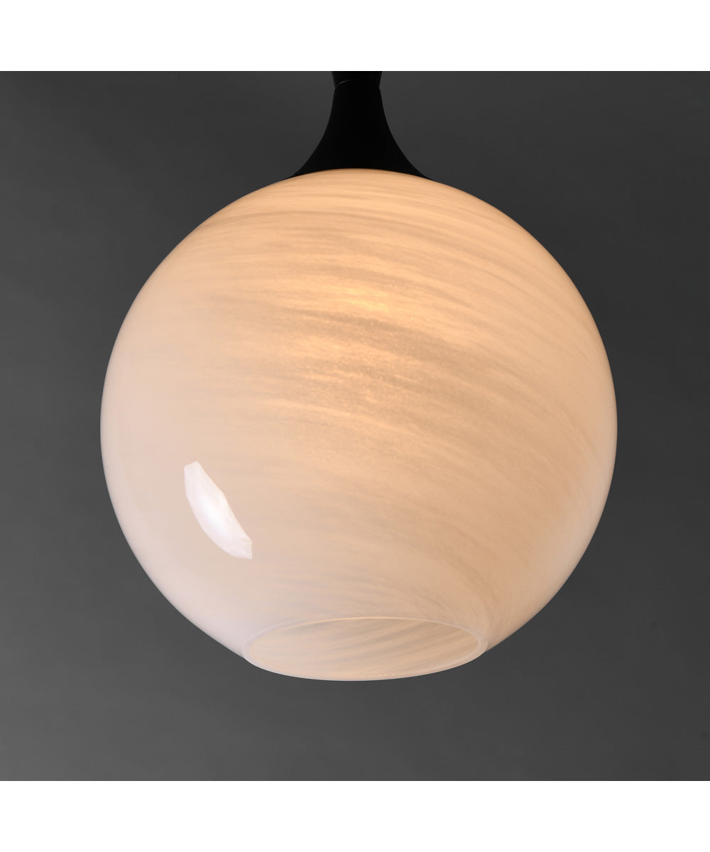 Neve Flush Mount Black