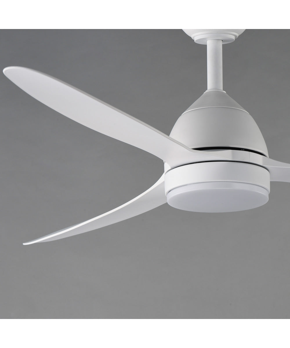 Drifter 52 inch Outdoor Fan w LED Matte White