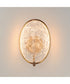 Moonscapes Wall Sconce Brushed Champagne