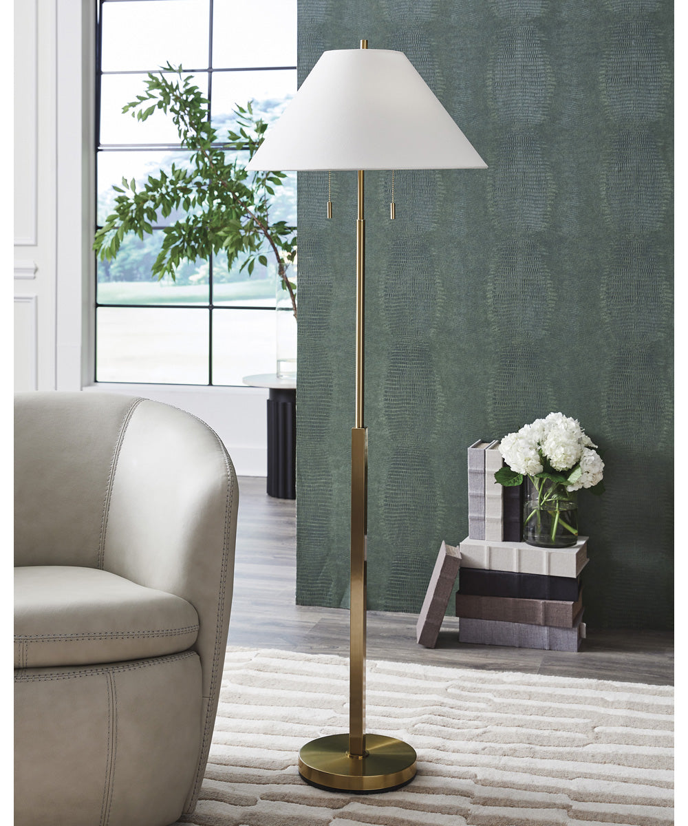 Haigwood Metal Floor Lamp Gold