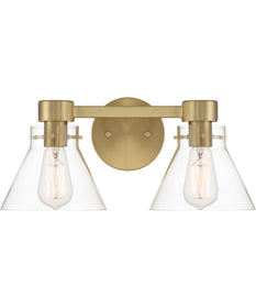 Willow Creek 2 Light Vanity Brushed Gold