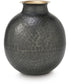Woody Vase Pewter/Gold